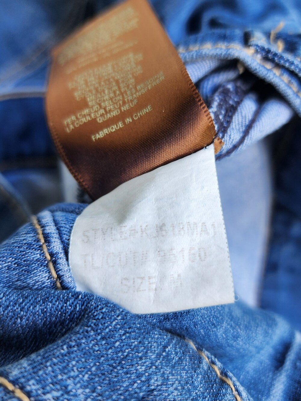 Kut From The Kloth Blue Stretch Fitted Crop Denim Jacket Faithfully Sz M - Picture 8 of 15